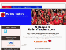 Tablet Screenshot of maderateachers.com